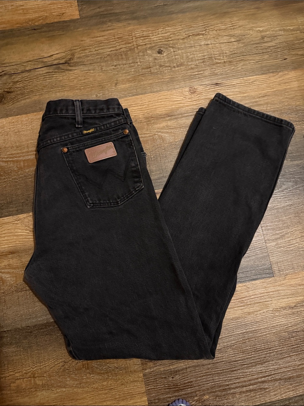Wrangler Vintage Made in USA Men's Black Relaxed Fit Jeans